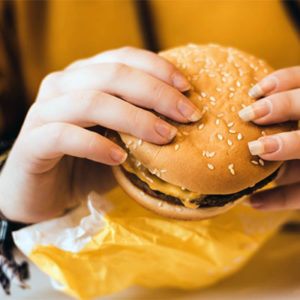 person eating burger king in blaine