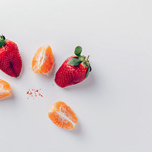 fruits in a restaurant