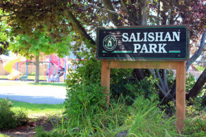 city of blaine Salishan Park playground signage