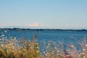 Drayton Harbor view of Mt. Baker at Semiahmoo Spit