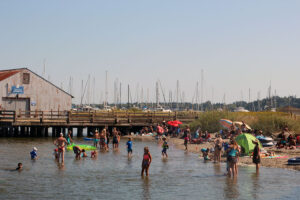 Semiahmoo Spit swimming area