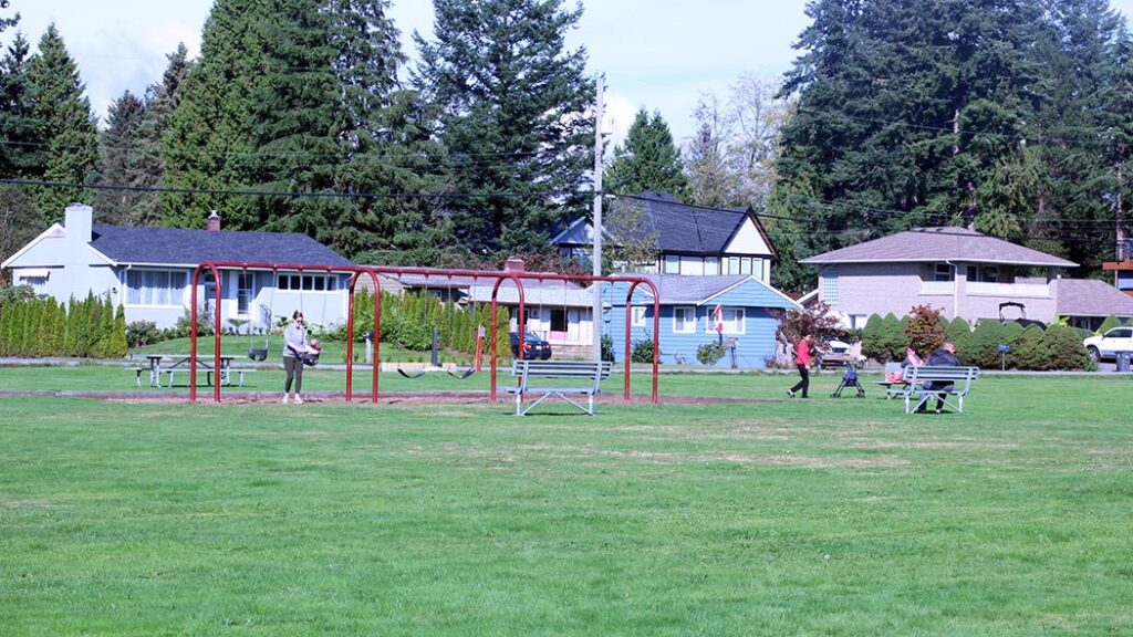 playground in Peace Arch State Park in Blaine, WA