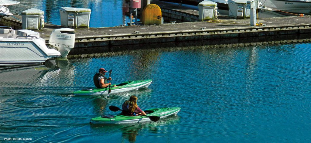 Kayaking Blaine Marina in Blaine WA