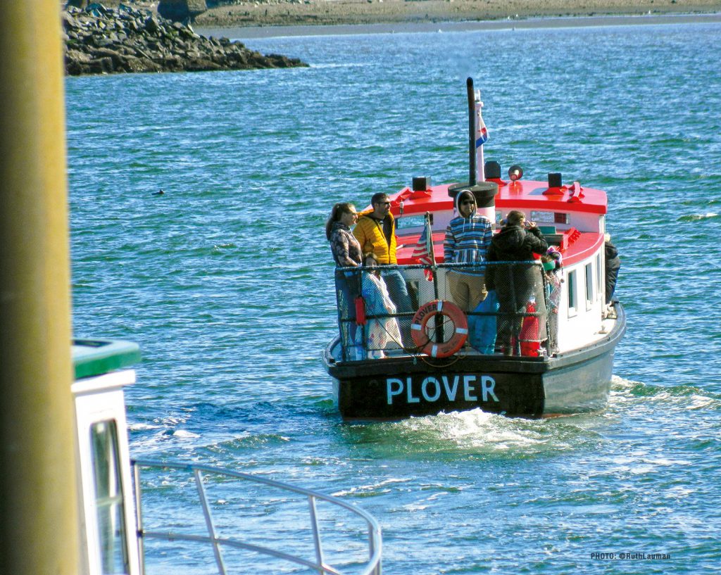 Riding the Plover Ferry to Blaine Marina in Blaine WA
