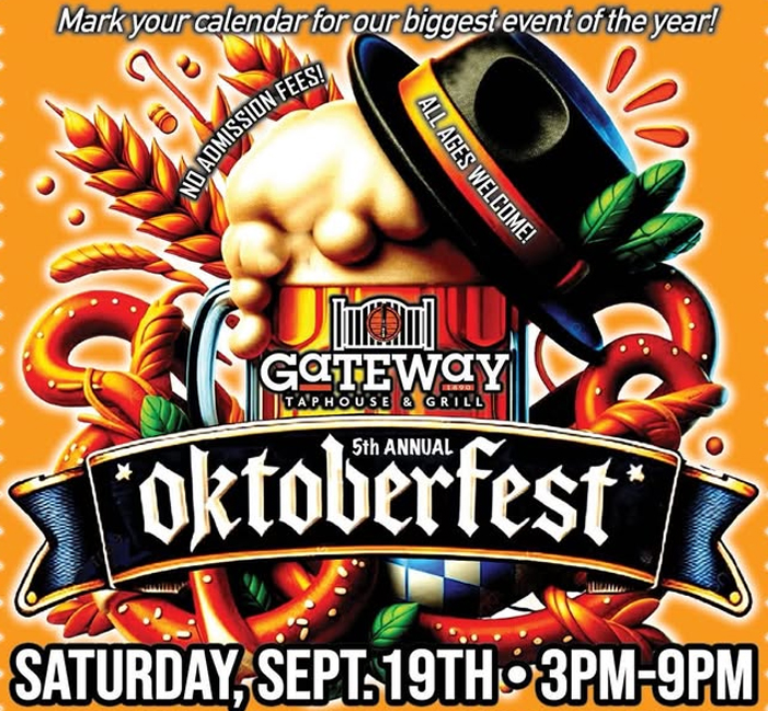 Join the fun with Gateway 1890 Taphouse's Annual OktoberFest, September 19th in downtown Blaine by the Sea