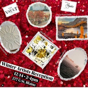 The Vault Wine Bar Artist Reception, December 14th