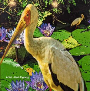 Herb Rigberg's digital art on display at The Blaine Art Gallery for March.