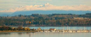 Springtime in Blaine by the Sea - Semiahmoo Spit - Resort - Marina in Blaine by the Sea.