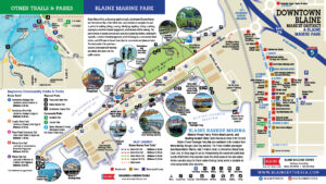 Downtown Blaine Market District & Blaine Marine Park Map