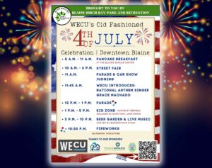 WECU's Old-Fashioned 4th of July Celebration 2025 in Blaine by the Sea!
