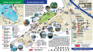 City of Blaine Downtown Market District & Marine-Park-Map