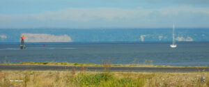 Sailing Semiahmoo Bay along the Salish Sea in Blaine by the Sea. Photo ©RuthLauman