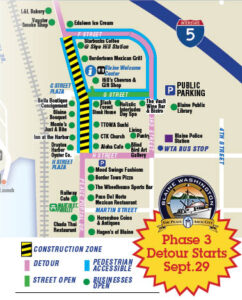 Phase 3 of Blaine's Downtown Revitalization Construction