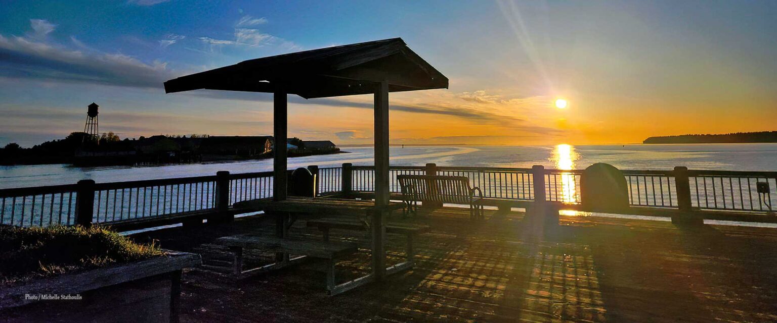 Blaine Jorgensen Public Pier Sunset - Photo by Michelle Stathoulis