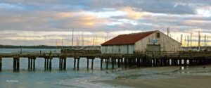 Tongue Point Old Wharf Building - Photo Ruth Lauman