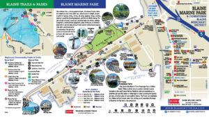 Marine Park and Blaine Downtown Merchant Map