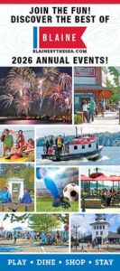 Blaine Events Rack Card 2026
