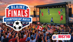 Blaine Finals Watch Party, Sunday, July 19th in Blaine by the Sea