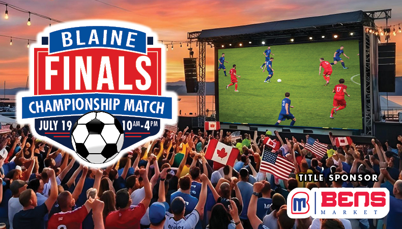 Blaine Finals Watch Party, Sunday, July 19th in Blaine by the Sea