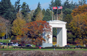 Peace Arch Park from Blaine Marine Park