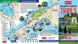 Blaine by the Sea Blaine Marine Park & Marina Trails Map