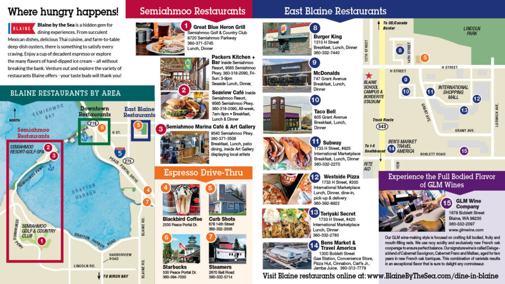Blaine by the Sea Restaurant Guide - Page 2