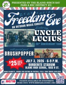 Blaine's Freedom Eve Live Outdoor Concert Ringing America's 250 Celebration