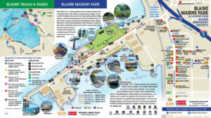 Blaine by the Sea Downtown Merchant Map