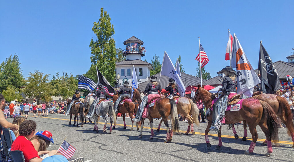 Blaine 4th of July Parade in ddowntown Blaine by the Sea