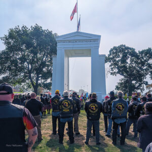 9-11 Cross Border Rememberence Ceremony at Peace Arch Park, Blaine WA